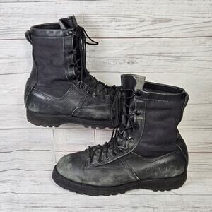 Belleville Military Combat Boots Black Leather Gore-Tex Vibram Sole Mens 11R